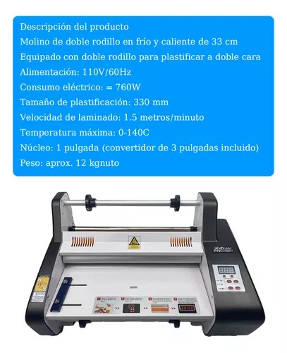 Laminadora digital multifuncional
