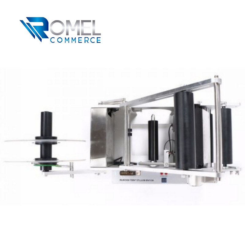 Etiquetadora semiautomática para botellas redondas mod. LT50
